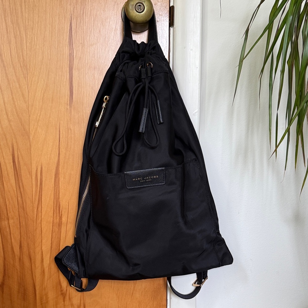 Marc Jacobs Black Nylon Backpack